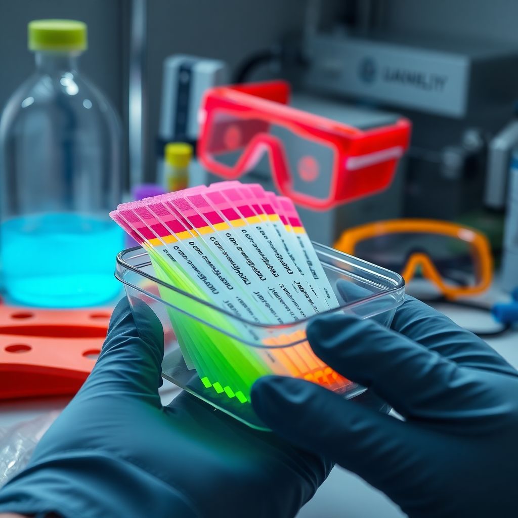 Tiras de Fluoresceina